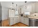 Modern kitchen with stainless steel appliances, granite countertops, and a convenient island at 1805 Wilkenson Xing, Marietta, GA 30066
