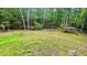 Private backyard nestled in the woods offers a tranquil retreat at 7460 Highway 101, Rockmart, GA 30153