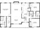 Detailed floor plan showcasing the layout of the home, including bedrooms, living spaces, and bathrooms at 7460 Highway 101, Rockmart, GA 30153