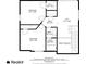 Floor plan showcasing the layout of the second floor including bedrooms, a loft, and bathrooms at 1024 Brownstone Dr # 2, Marietta, GA 30008