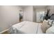 Cozy bedroom with a bed and nightstand, as well as a doorway leading to the bath at 1024 Brownstone Dr # 2, Marietta, GA 30008
