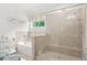 This bathroom has a walk-in shower and soaking tub at 625 St Annes Pl, Covington, GA 30016