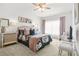 Bedroom featuring elegant decor and plenty of natural light at 625 St Annes Pl, Covington, GA 30016