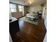 Bright bedroom with hardwood floors, ceiling fan, and large windows at 1929 Hazelwood Se Dr, Marietta, GA 30067