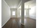 Spacious and bright living room with hardwood floors and neutral walls at 2504 Bear Mountain St, Lithonia, GA 30058