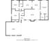 Floor plan displaying layout of the home, including bedrooms, kitchen, and living areas at 4116 Wendell Way, Snellville, GA 30039