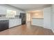Spacious kitchen with stainless steel dishwasher and refrigerator at 4116 Wendell Way, Snellville, GA 30039