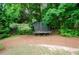 A spacious backyard with a trampoline and lush greenery providing privacy at 2535 Castlerock Ct, Cumming, GA 30041