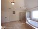 Bathroom featuring a soaking tub and separate shower with glass enclosure at 1292 Hidden Spirit Trl, Lawrenceville, GA 30045
