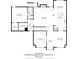 Floor plan of the main level of the home with dimensions of the rooms at 4465 Saint Andrews Crest Dr, Cumming, GA 30040