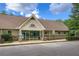Glenlake pool house in the neighborhood with welcoming glass doors, and manicured landscaping at 504 E Howard Ave, Decatur, GA 30030