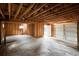 Unfinished garage showing exposed beams and construction at 1089 Indale Sw Pl, Atlanta, GA 30310
