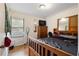 Bright bedroom features natural light, with dresser and bed frame at 1496 Meadowlark Dr, Decatur, GA 30032