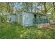Exterior of home with a covered porch, surrounded by trees in a spacious yard with play toys at 1324 Almont Sw Dr, Atlanta, GA 30310