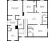 Second floor plan featuring bedrooms, baths, laundry, a loft and walk in closets for ample storage space at 1742 Weatherbrook Cir, Lawrenceville, GA 30043