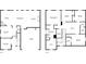 Floor plans for first and second floors, offering an overview of the home's layout and room dimensions at 1742 Weatherbrook Cir, Lawrenceville, GA 30043