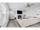 Inviting living room with a fireplace, ample seating, and stylish decor at 1742 Weatherbrook Cir, Lawrenceville, GA 30043