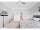 The main bedroom includes carpet flooring, tray ceilings, and ample closet space at 1742 Weatherbrook Cir, Lawrenceville, GA 30043