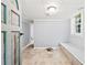 Basement space with flooring and a window with natural light at 3530 Fairlane Nw Dr, Atlanta, GA 30331