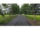 Long, tree-lined driveway leading to a secluded property, offering privacy at 500 Coleman Mill Rd, Carrollton, GA 30116
