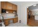 Mud room or office with built-in storage cabinets and desk at 604 Clearwater Ct, Mcdonough, GA 30252