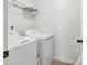 Laundry room with modern washer and dryer at 4316 Constellation Blvd, Snellville, GA 30039