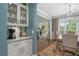 Butler's pantry, includes white cabinets, marble countertops, and modern appliances at 44 Kingsford Xing, Acworth, GA 30101