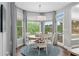 Charming dining nook featuring large windows, natural light, and a round table for cozy meals at 44 Kingsford Xing, Acworth, GA 30101