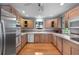 Bright kitchen featuring stainless steel appliances and lots of cabinet space at 312 Flat Shoals Church Rd, Stockbridge, GA 30281