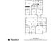 Complete floor plan image showing both levels of the house and the layout of rooms at 4371 Wigley Preserve Dr, Marietta, GA 30066