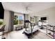Bright gym featuring a treadmill, mirrored wall, and plenty of natural light at 4371 Wigley Preserve Dr, Marietta, GA 30066