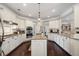 Modern kitchen with granite countertops, stainless steel appliances, and hardwood floors at 4371 Wigley Preserve Dr, Marietta, GA 30066