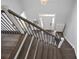 Bright foyer with hardwood stairs, white trim, and natural light at 3735 Turnbury Oaks Dr, Peachtree Corners, GA 30096