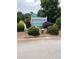 Entrance to the neighborhood featuring an attractive sign for Fayette County's Kenwood Park at 150 Ashley Dr, Fayetteville, GA 30214