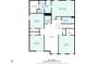 Detailed second-floor plan showcasing bedrooms, bathrooms, laundry, walk-in closets and a spacious loft area at 108 Berwick Crossing, Dallas, GA 30157