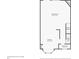 Second floorplan featuring the living room, kitchen, and bathroom at 11768 Wellsley Way, Johns Creek, GA 30005