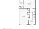 First floorplan featuring the garage, foyer, bathroom, and Gathering room at 11768 Wellsley Way, Johns Creek, GA 30005