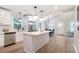 Bright kitchen features a large island, stainless appliances, and open floorplan at 2294 Hill St, Atlanta, GA 30318