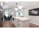 Beautiful kitchen with a center island that features drawers and cabinet space at 2294 Hill St, Atlanta, GA 30318