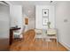 Modern entryway features sleek desk, wood floors, and contemporary decor at 44 Peachtree Nw Pl # 1828, Atlanta, GA 30309