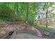 Wooded backyard featuring a lush, natural setting, offering privacy and a tranquil atmosphere at 1346 Peter Haughton Nw Way # 2, Atlanta, GA 30318