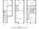 Three-story floor plan showing layout of rooms at 1346 Peter Haughton Nw Way # 2, Atlanta, GA 30318