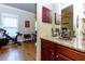 Hallway area featuring hardwood floors, a mirror, and neutral color scheme at 2107 Se Gorman Se Grv # 132, Atlanta, GA 30316
