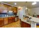 Kitchen with granite countertops, stainless steel appliances, and stylish backsplash at 2107 Se Gorman Se Grv # 132, Atlanta, GA 30316