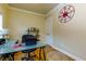 Well-lit office with a large desk and hardwood floors at 2107 Se Gorman Se Grv # 132, Atlanta, GA 30316