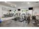 Bright fitness center with mirrors and exercise equipment for workouts at 1 Brookhaven Ne Dr # 205, Atlanta, GA 30319