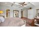 Spacious bedroom with coffered ceiling, walk-in closet and an ensuite bathroom at 1 Brookhaven Ne Dr # 205, Atlanta, GA 30319