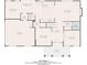 First-floor floor plan showcasing the layout including the kitchen, living, and dining areas at 1620 Brook Ivy Dr, Lawrenceville, GA 30044