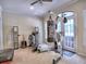 Bright exercise room featuring a punching bag, stationary bike, and natural light through the French door at 4221 Bretdale Nw Run, Kennesaw, GA 30152