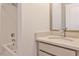 Well-lit bathroom with a shower-tub combination and a sleek, modern vanity at 1126 Village Ct, Atlanta, GA 30316
